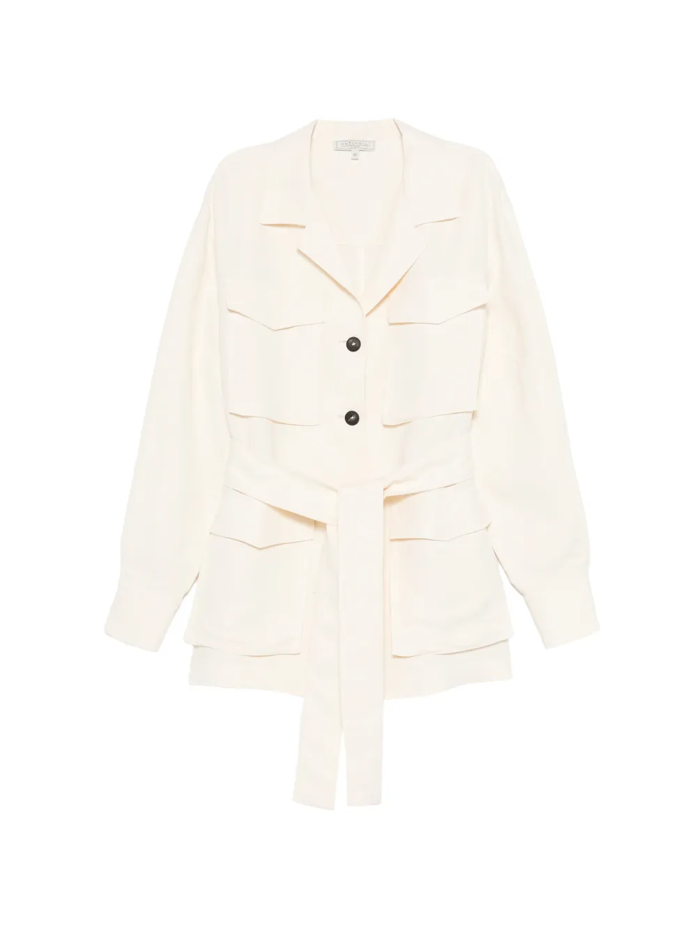 Antonelli single-breasted coat - Toni neutri