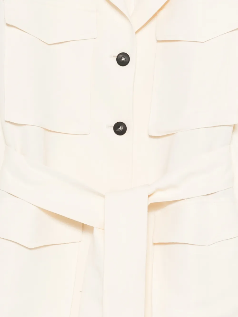  Antonelli Single-breasted Coat - Neutrals 