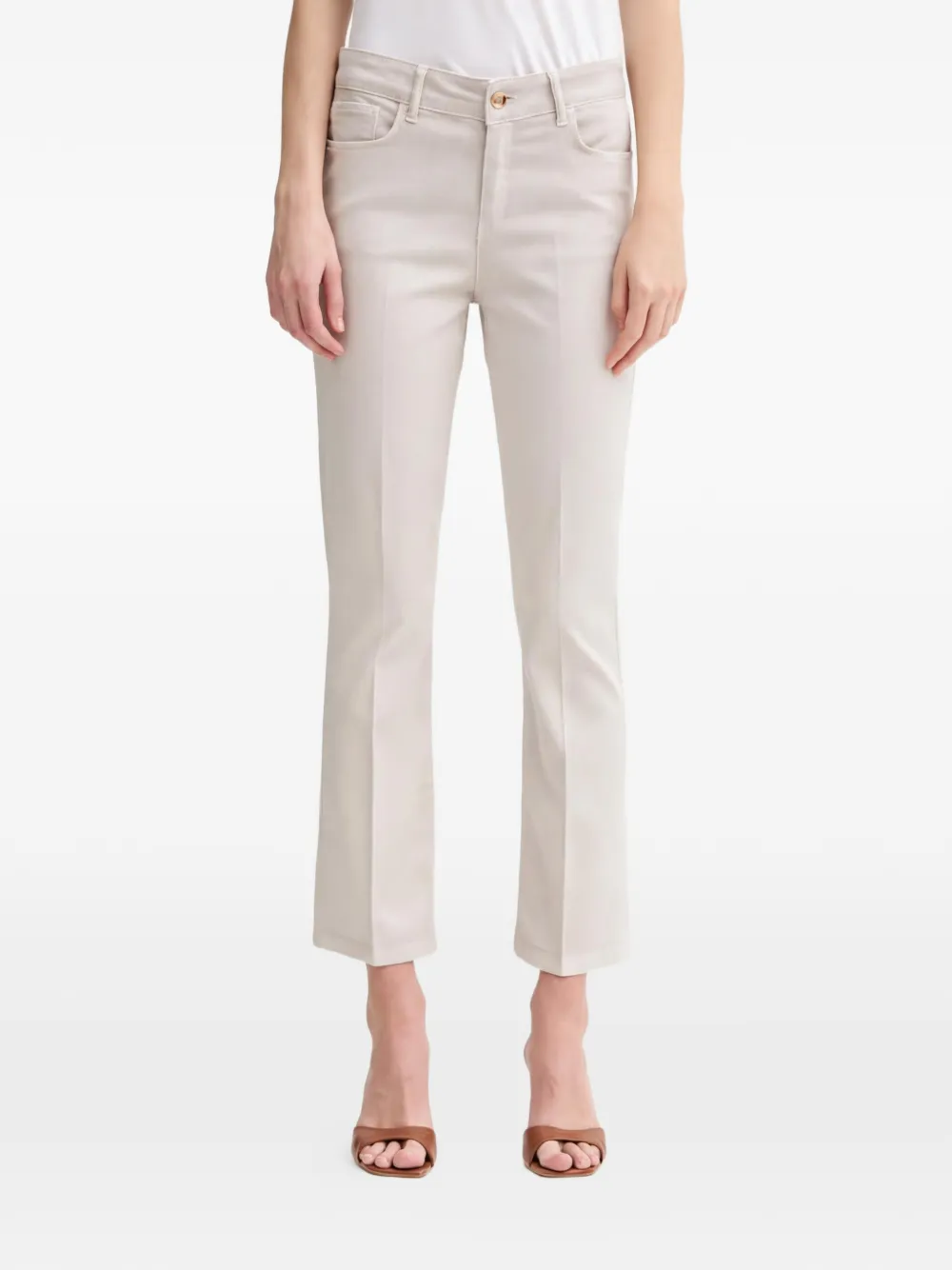 FRACOMINA belt-loops jeans - Toni neutri