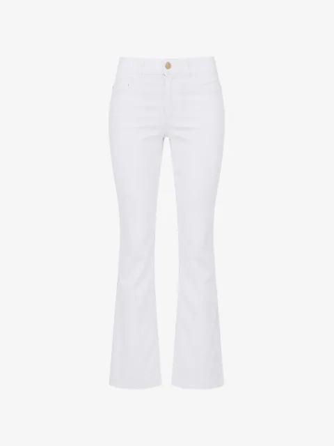FRACOMINA jeans acampanados con cinco bolsillos