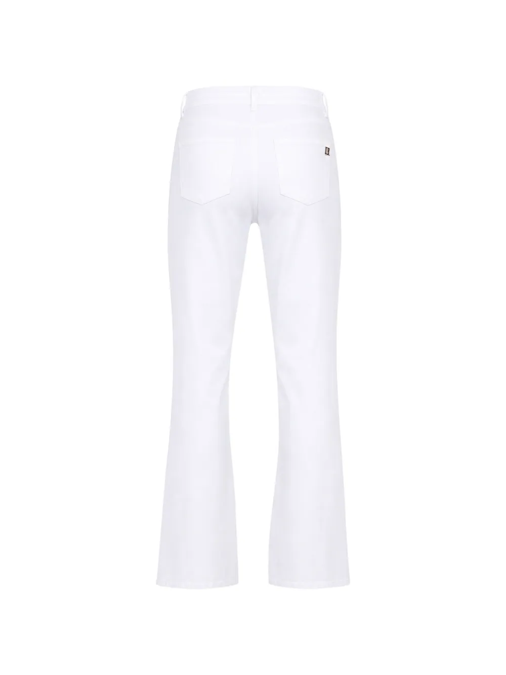 FRACOMINA Flared jeans met vijf zakken Wit
