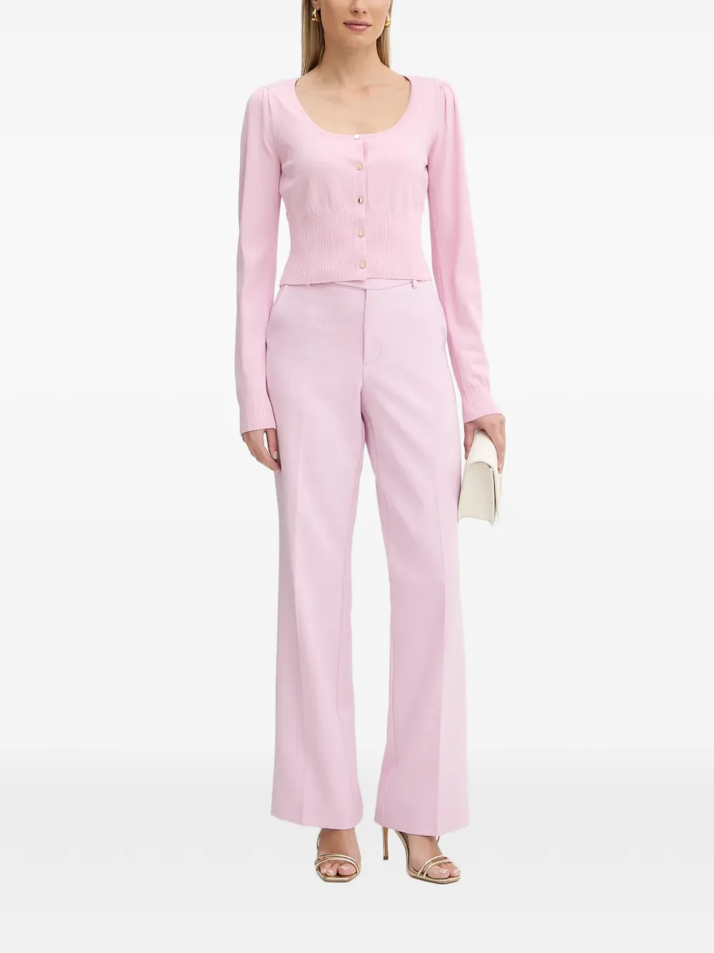FRACOMINA scoop neck cardigan Roze