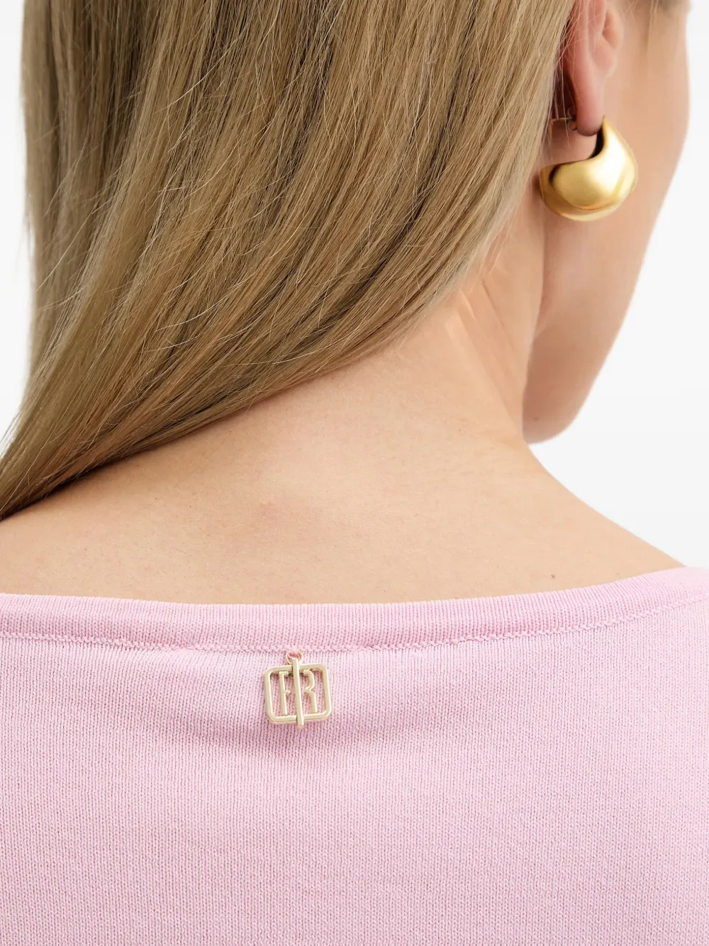 FRACOMINA scoop neck cardigan Roze