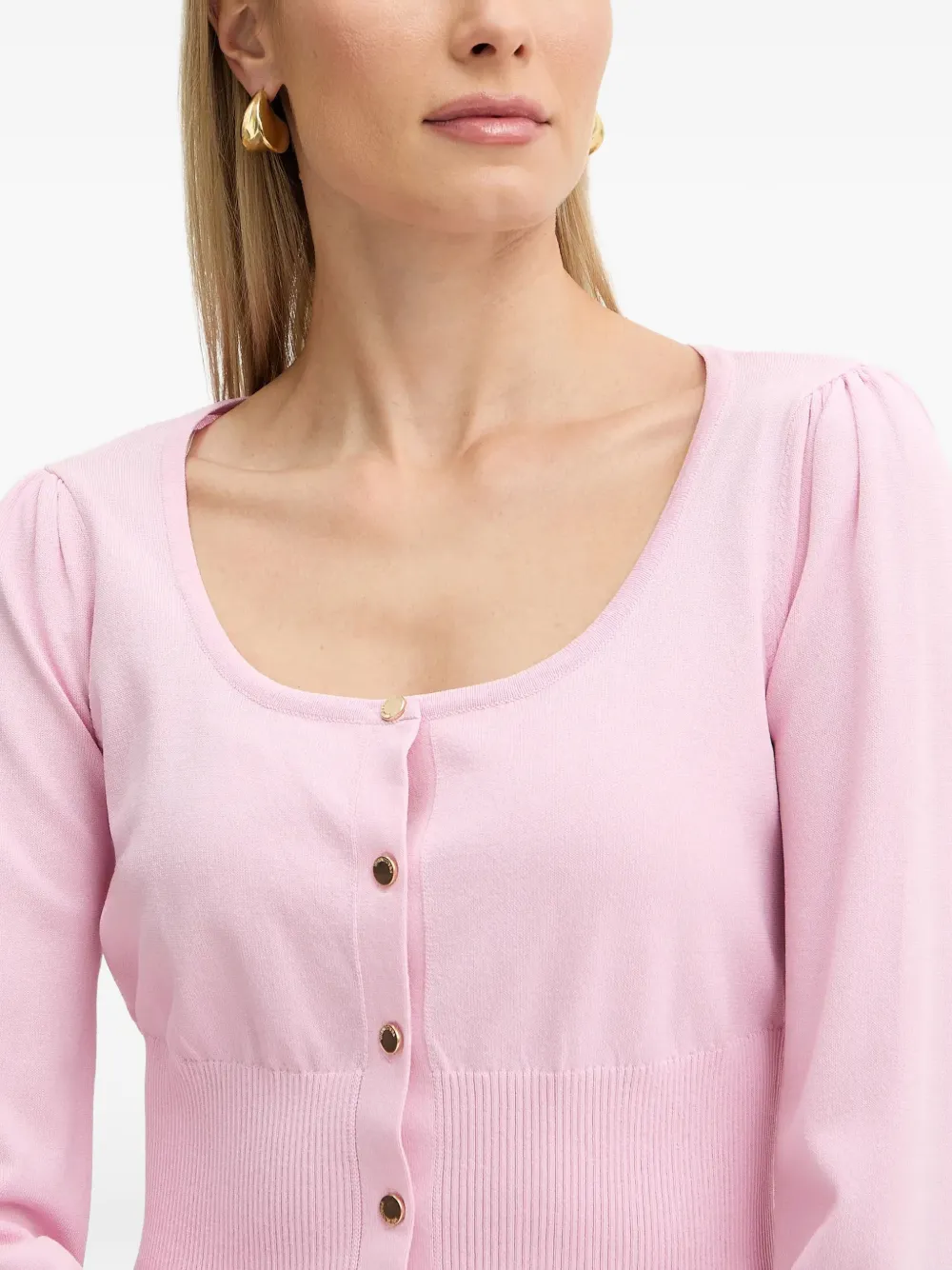 FRACOMINA scoop neck cardigan Roze