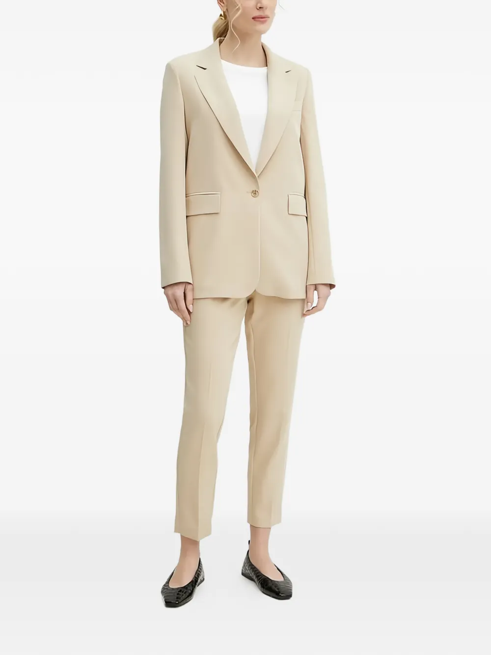 FRACOMINA Straight broek Beige