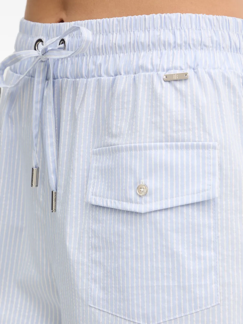 FRACOMINA Gestreepte shorts Blauw