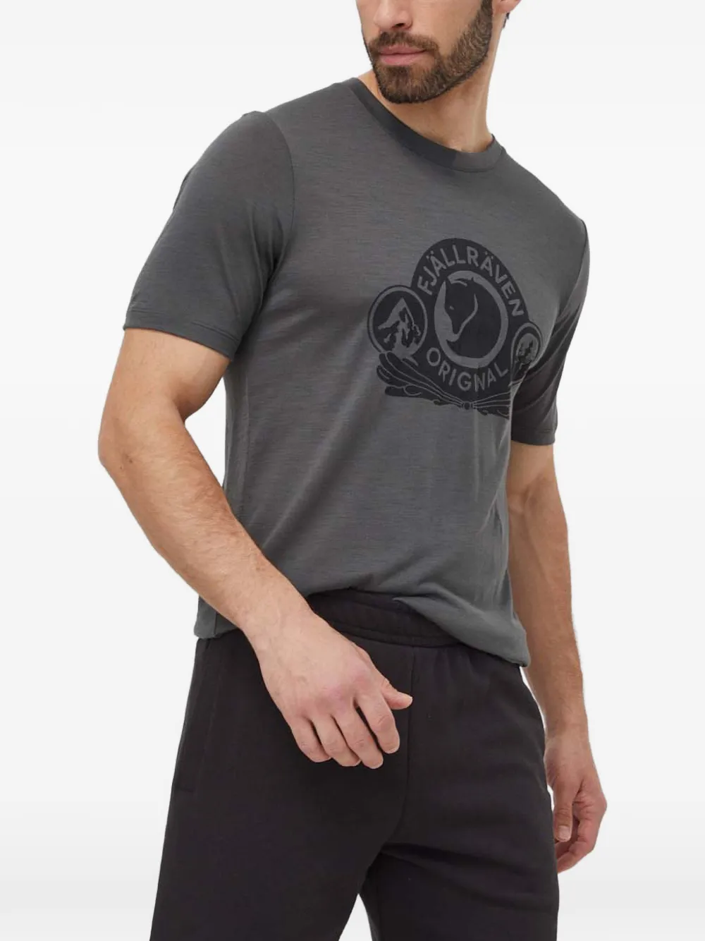 FJALL RAVEN logo graphic T-shirt