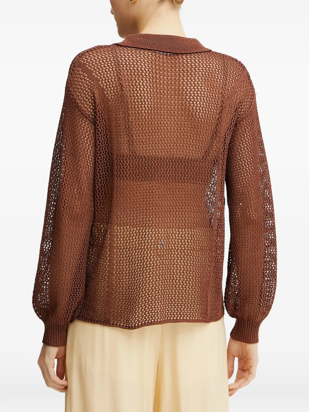 FRACOMINA pocket buttoned cardigan Bruin