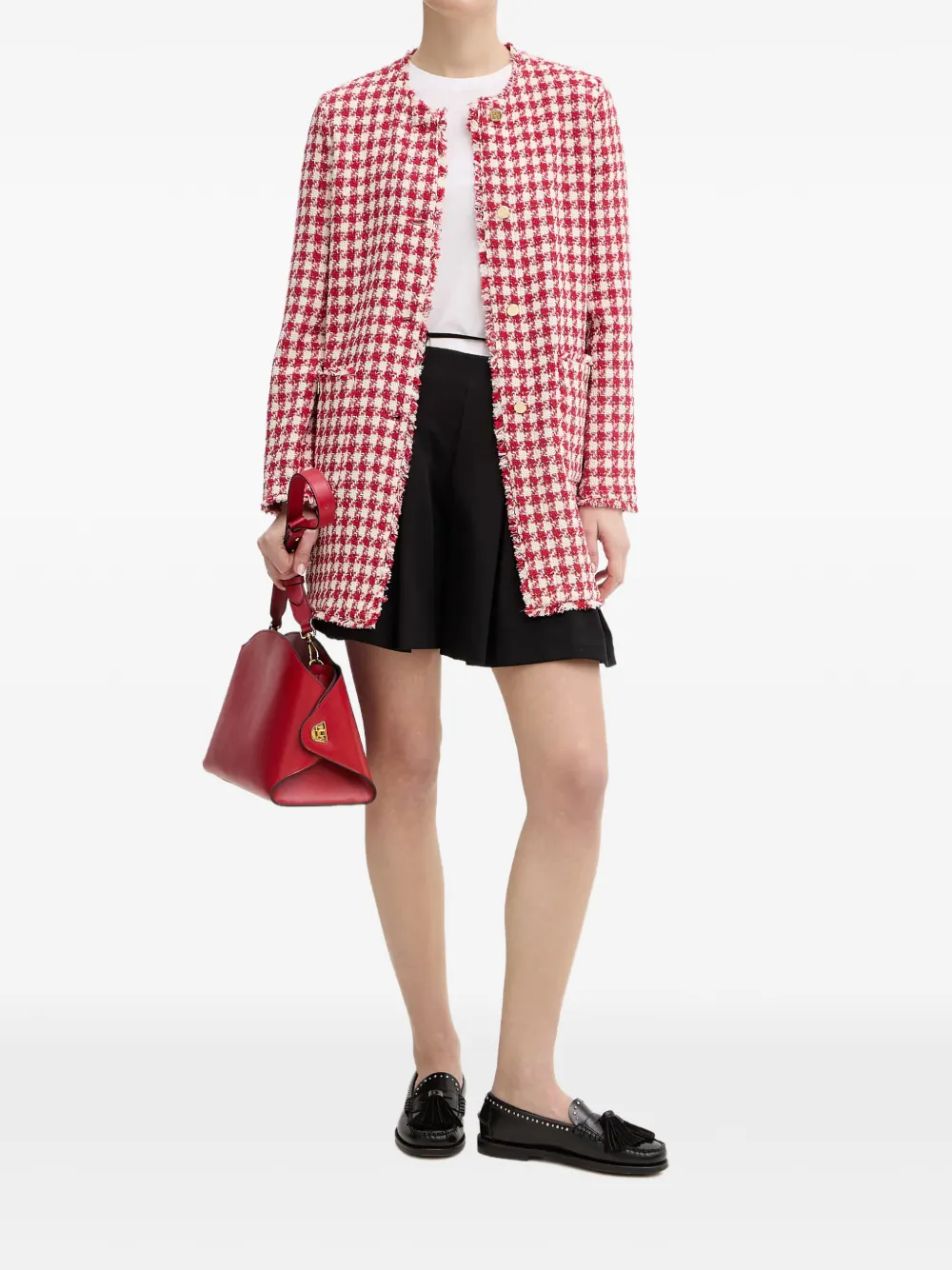 FRACOMINA Geplooide shorts Zwart