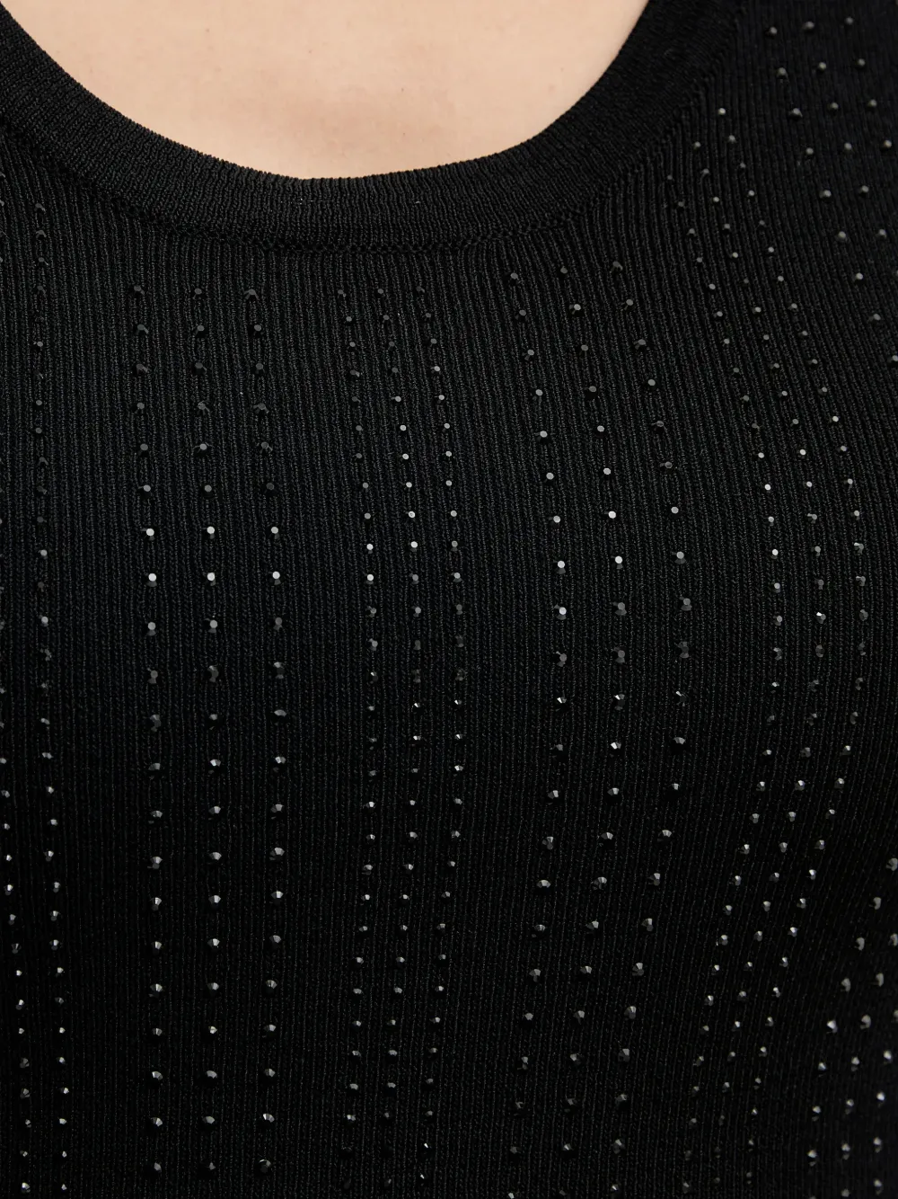 FRACOMINA ribbed tank top Zwart