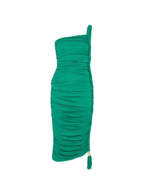 Simkhai vestido midi con tiras trenzadas