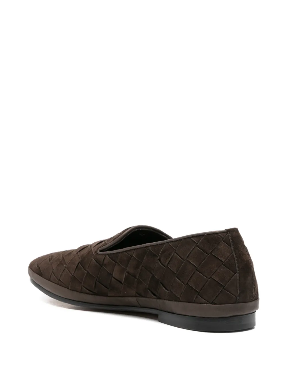 Henderson Baracco Geweven loafers Bruin