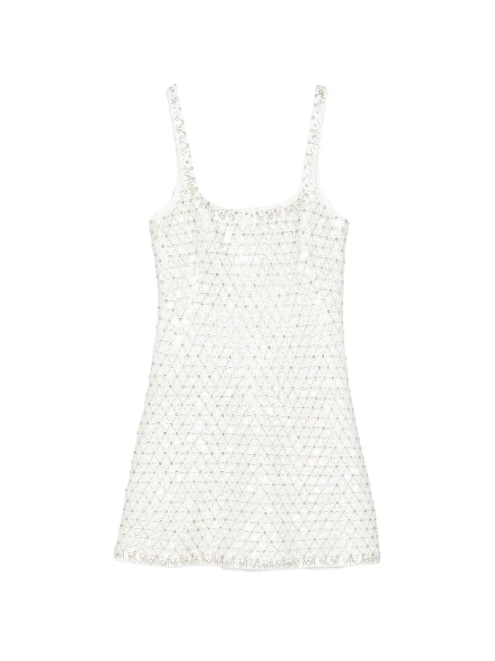 Simkhai embellished sleeveless mini dress - Bianco