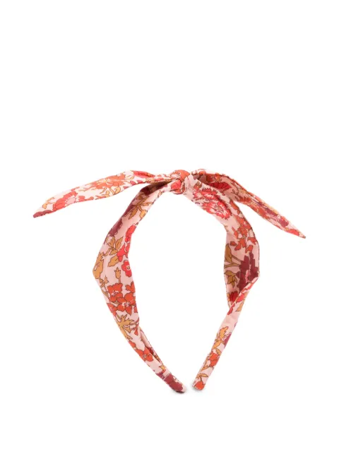 Bonpoint Lorette floral bow hair accessory