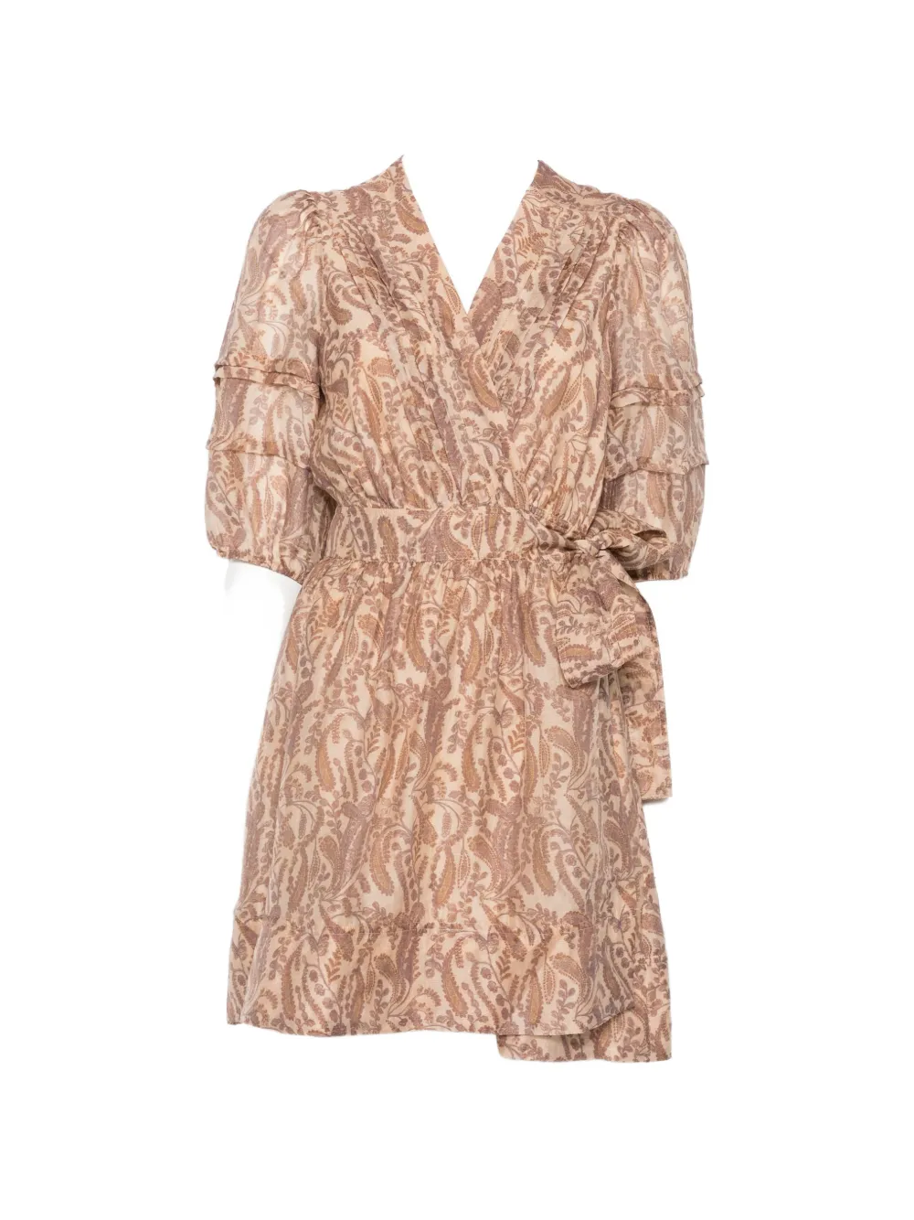 Ba&Sh Robe Teodora mini dress - Toni neutri