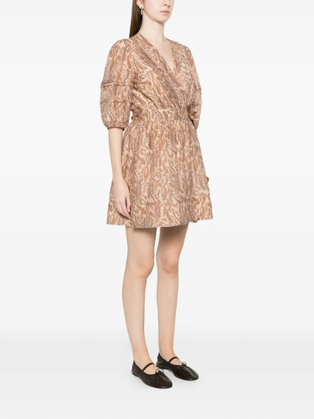 Ba&sh Robe Teodora Mini Dress - Neutrals 