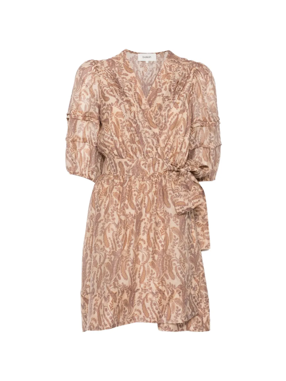 Ba&Sh Robe Teodora mini dress - Toni neutri