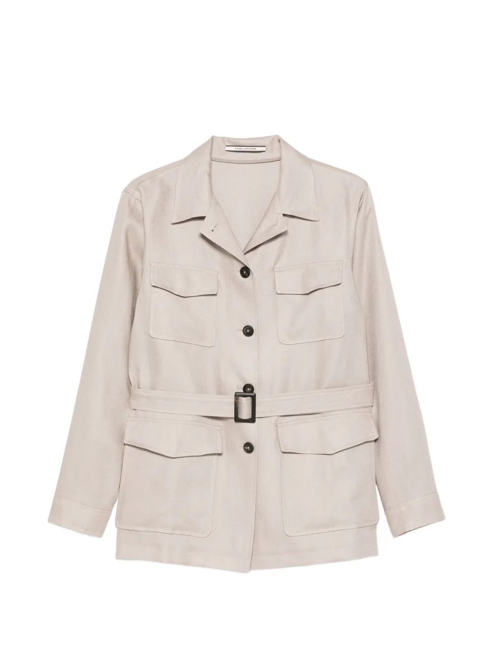 Tagliatore belted pocket jacket - Toni neutri