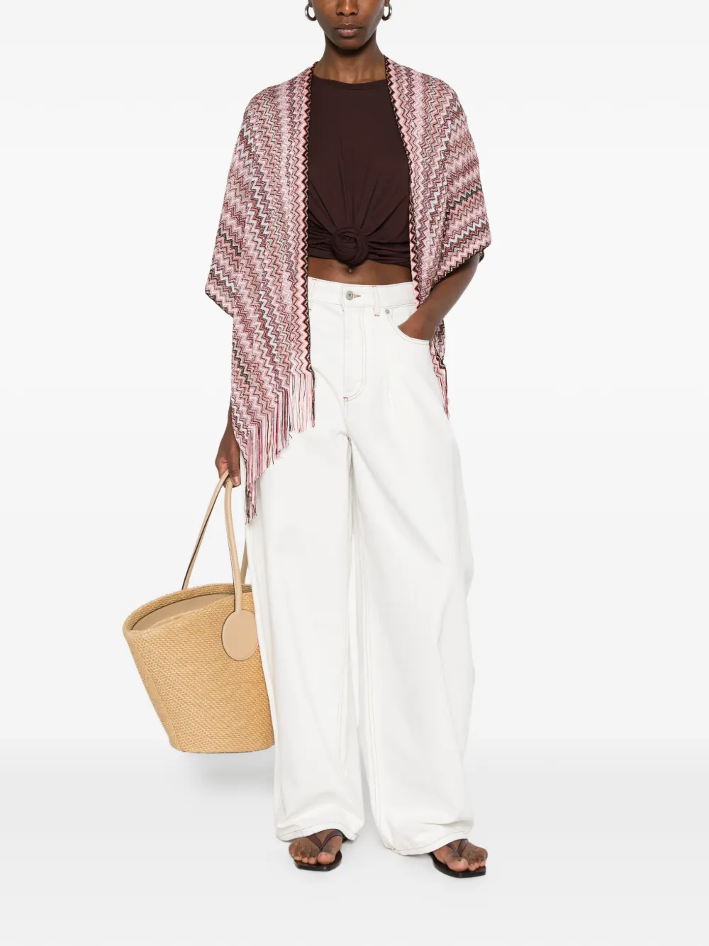  Missoni Fringe Jacket - Pink 