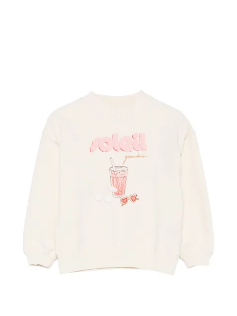 Bonpoint lettering-applique sweatshirt