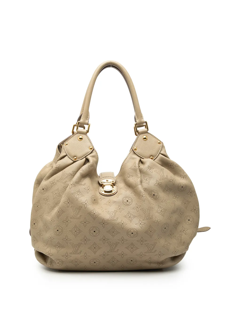 Louis Vuitton Pre-Owned 2003-2019 Monogram Mahina L hobo bag - Braun