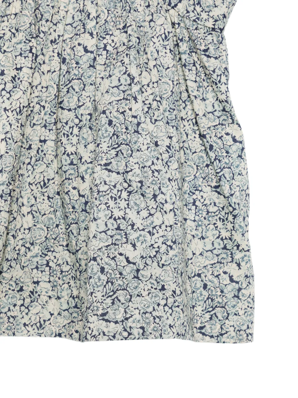  Bonpoint Floral Ruffled Dress - Blue 