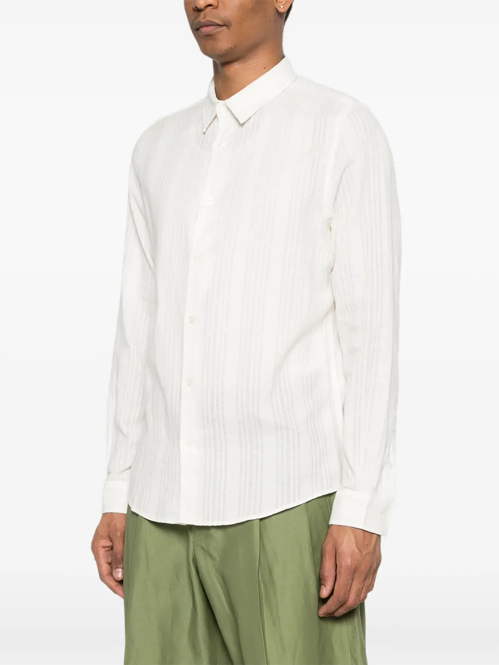  Samsoe Samsoe Saryan X Striped Shirt - Neutrals 