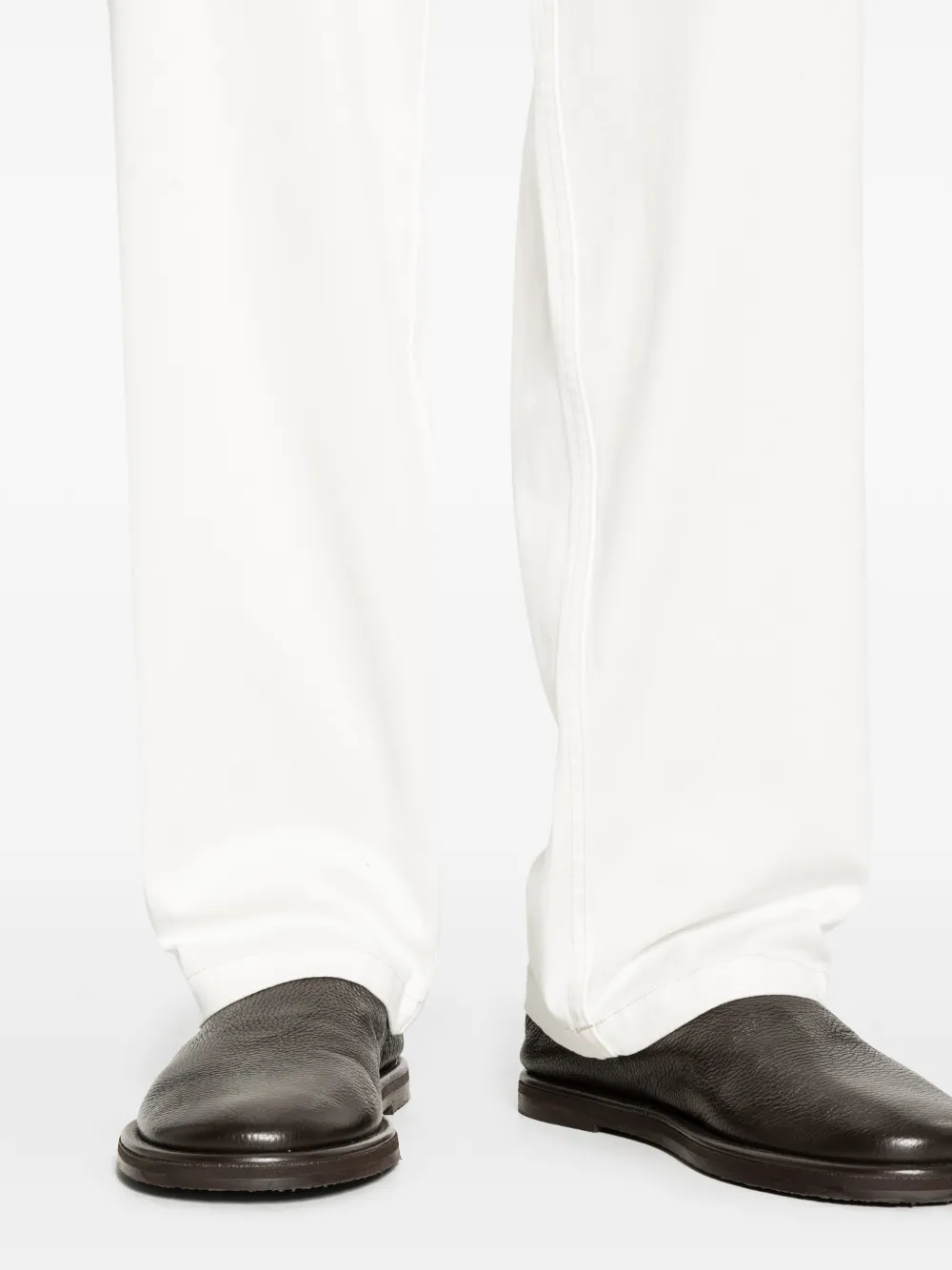 SAMSOE Broek met knopen Wit