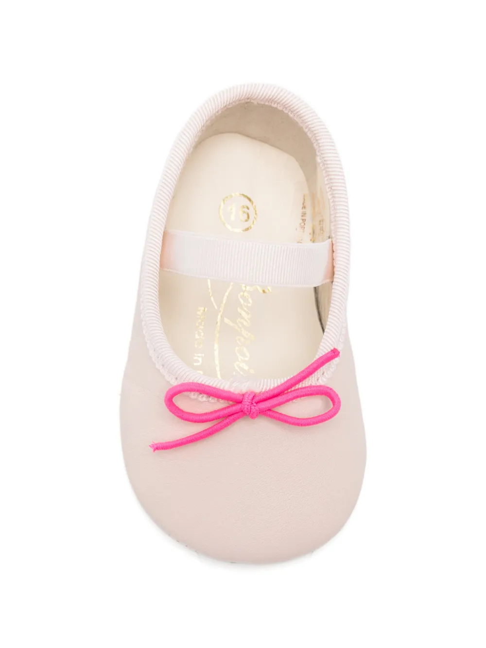 Bonpoint bow strap ballerinas Roze