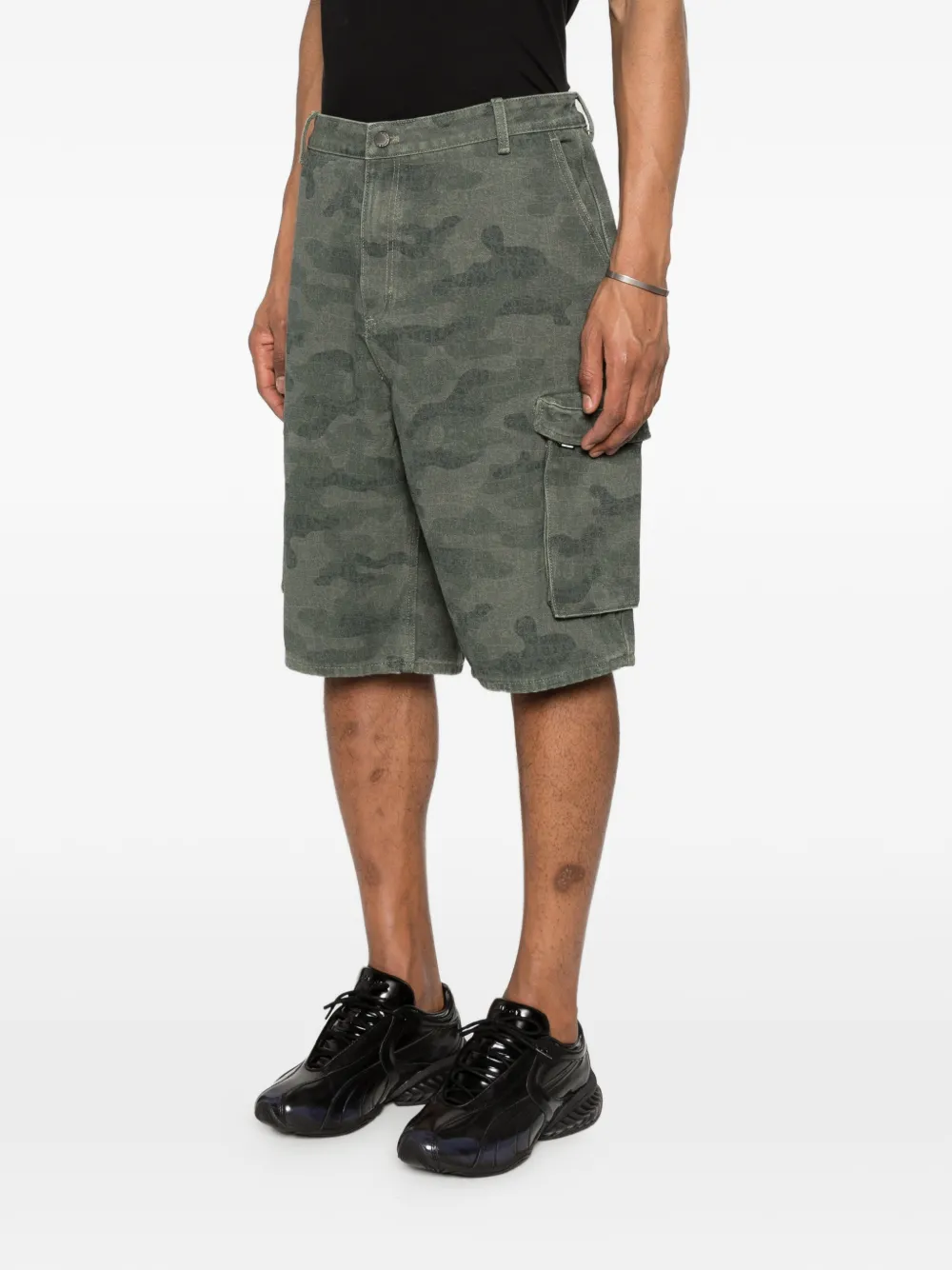 Daily Paper Cargo shorts Groen