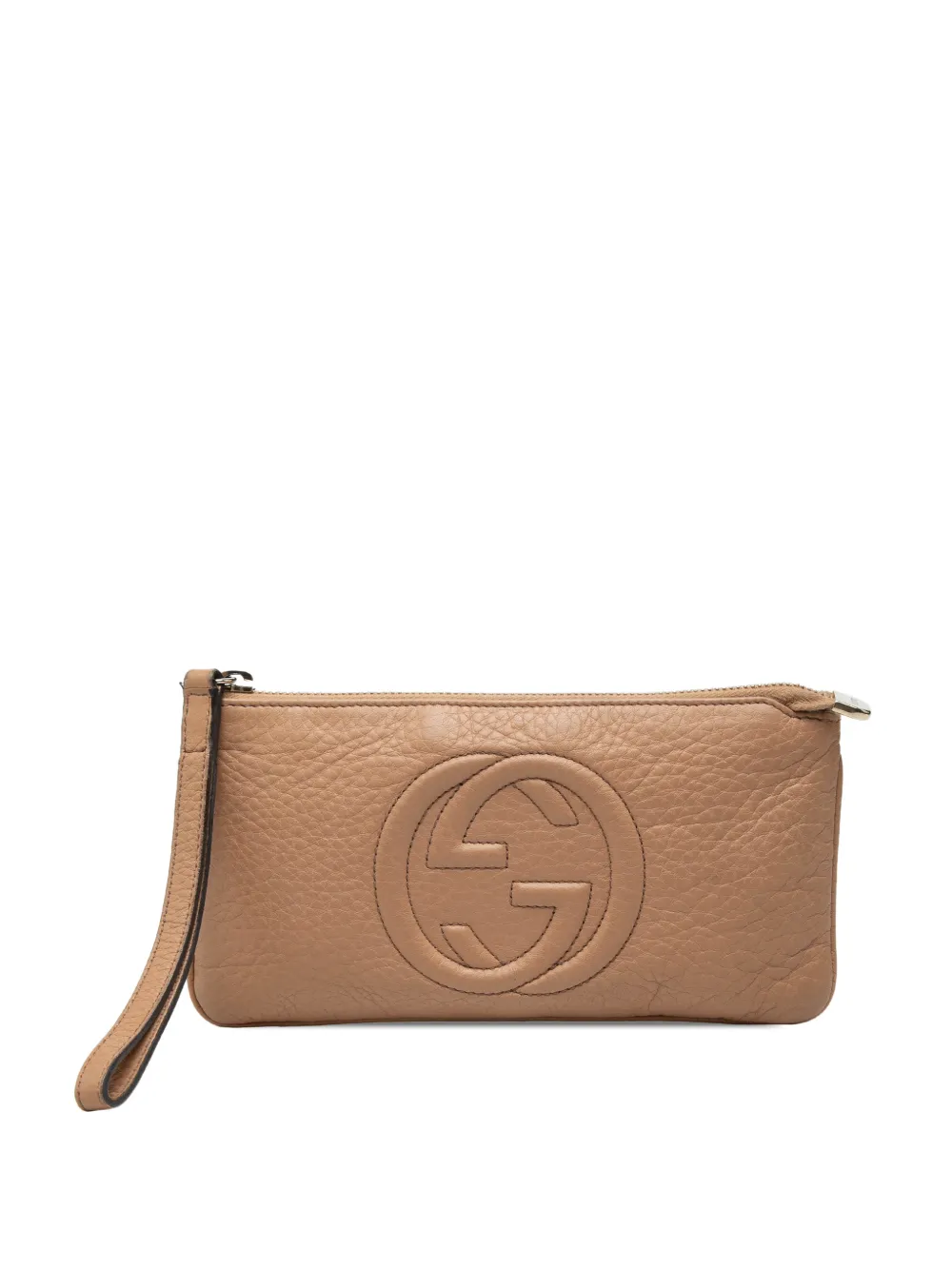 Gucci Pre-Owned 2000-2015 Calfskin Soho pouch - Marrone