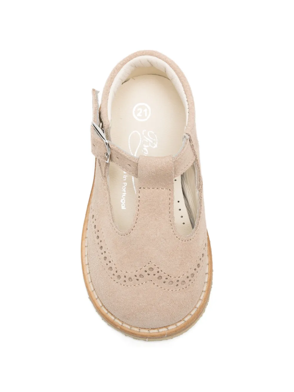 Bonpoint Loafers met gesp Beige