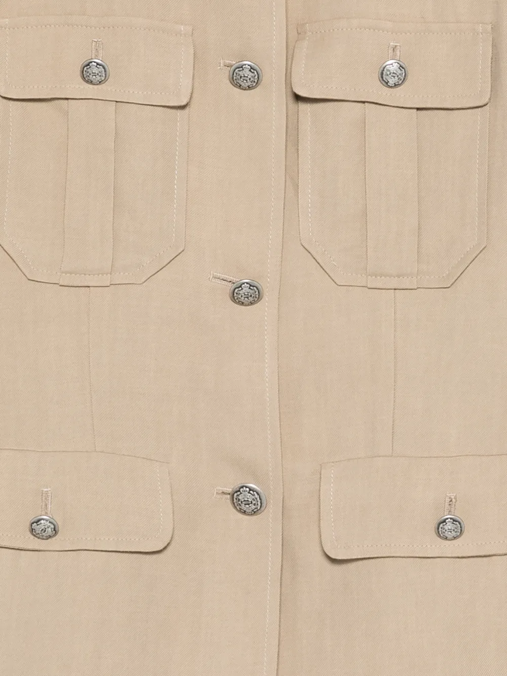  Antonelli Flap-pocket Military Jacket - Neutrals 