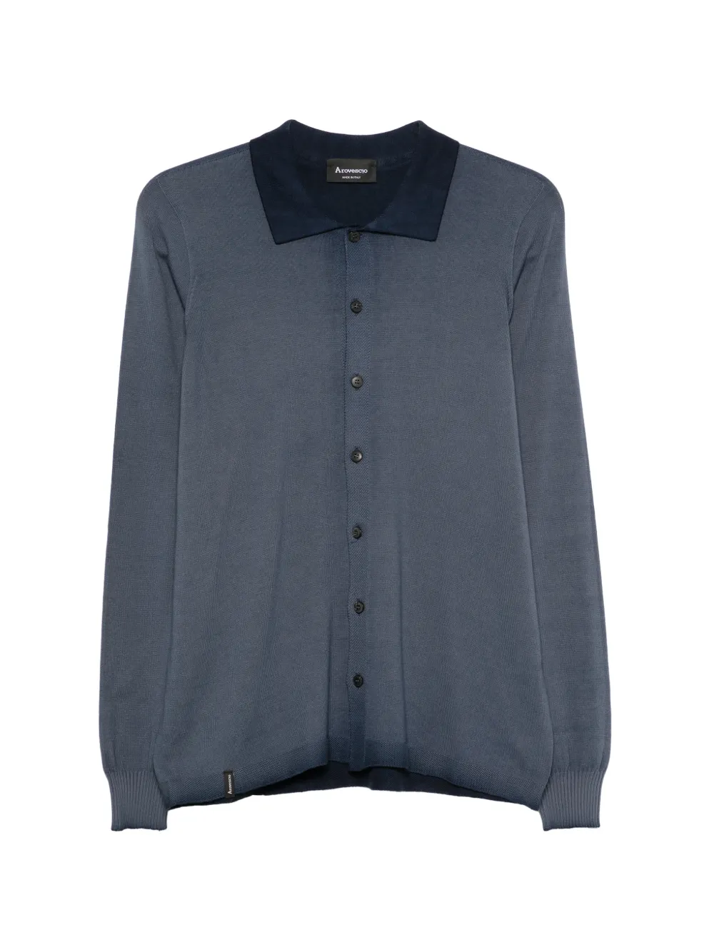 AROVESCIO button shirt | blu
