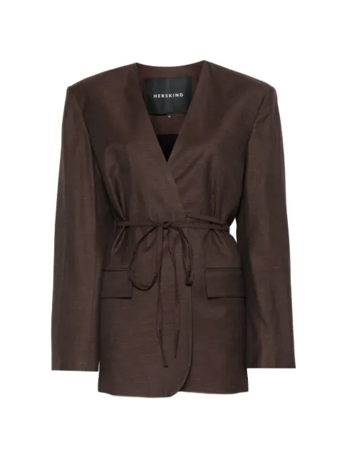 HERSKIND Indiana oversized tie blazer