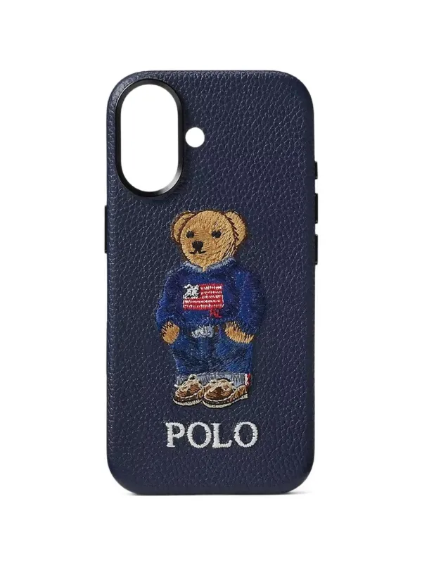 Polo Ralph Lauren エンブロイダリー スマホケース | ブルー | FARFETCH JP