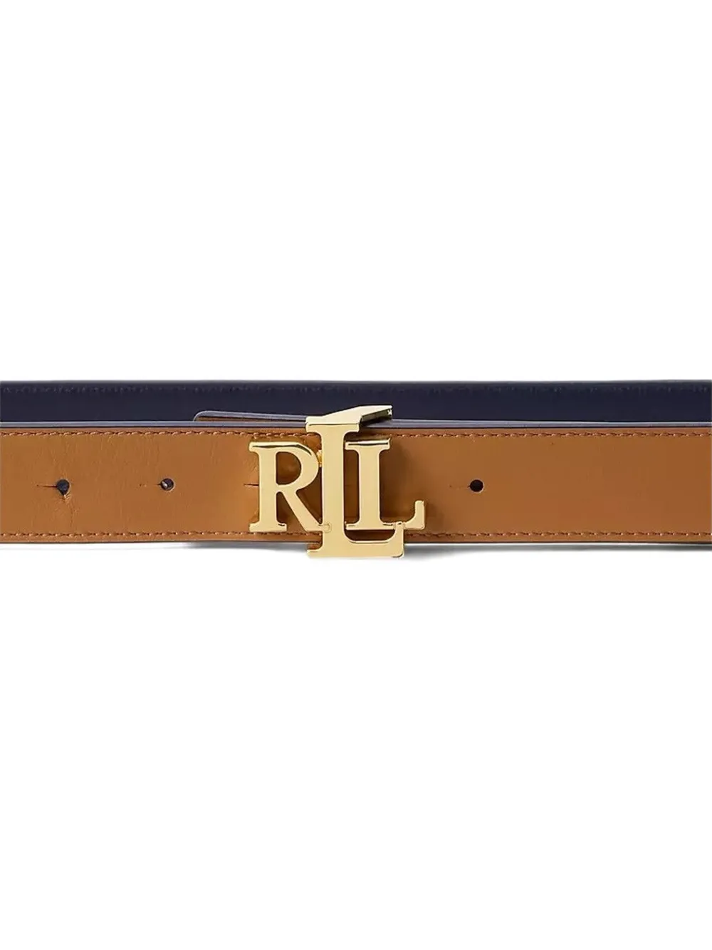 Lauren Ralph Lauren リバーシブル ロゴバックル ベルト