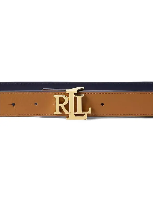 Lauren Ralph Lauren リバーシブル ロゴバックル ベルト