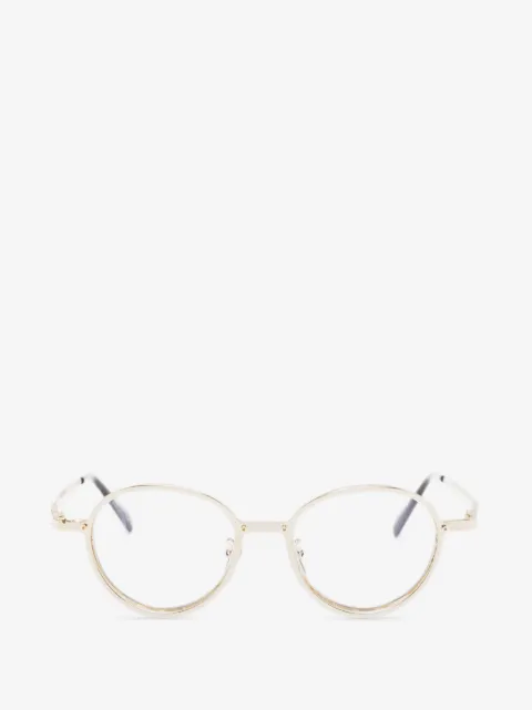 Kuboraum round-frame glasses