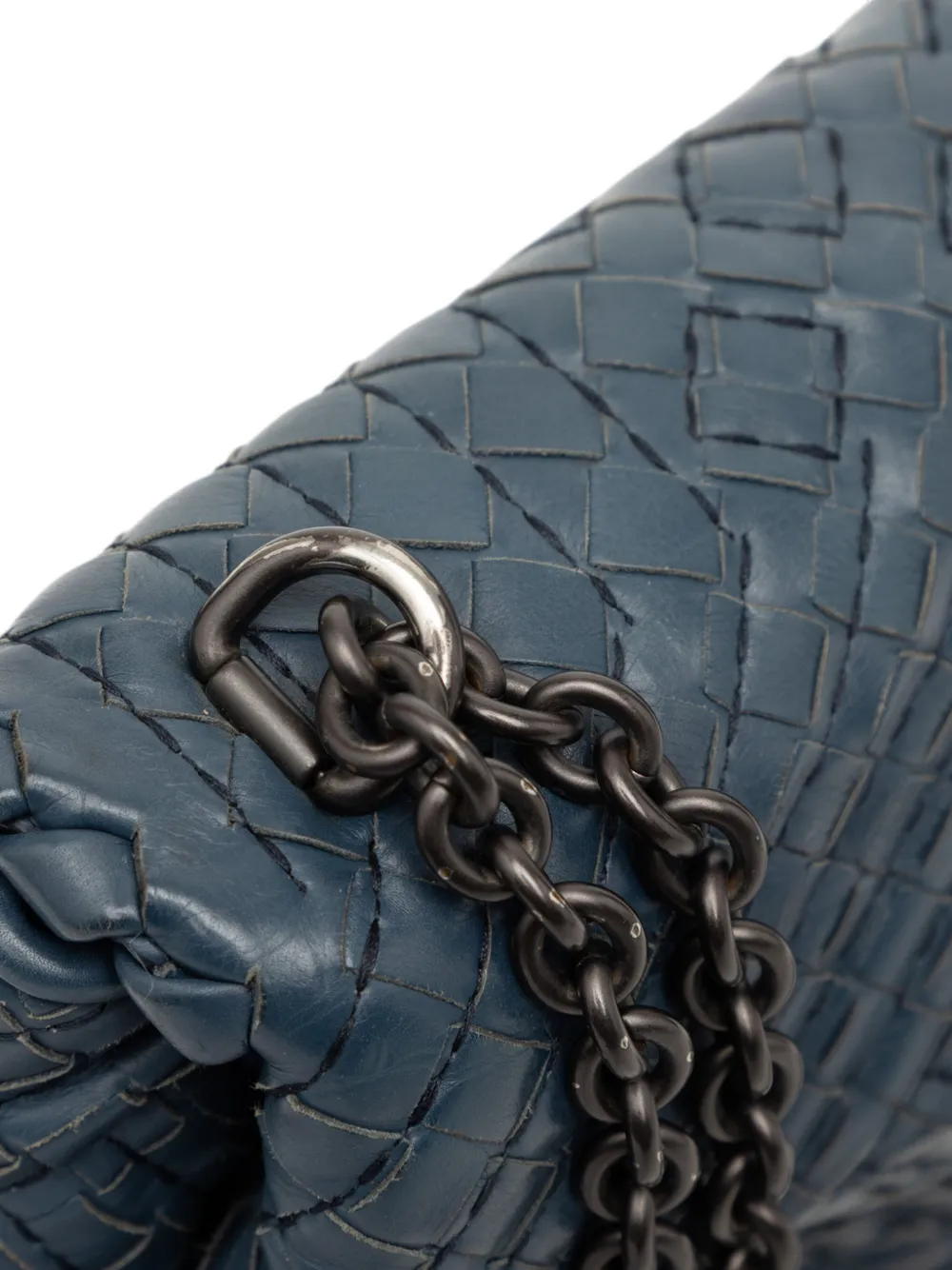 2012-2025 Small Nappa Intrecciato Boutis Olimpia Shoulder Bag