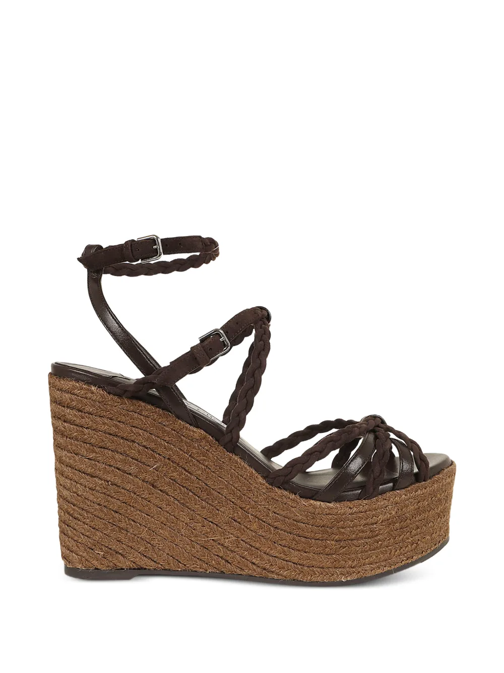 Jimmy Choo Nyra sandalen met plateauzool Bruin