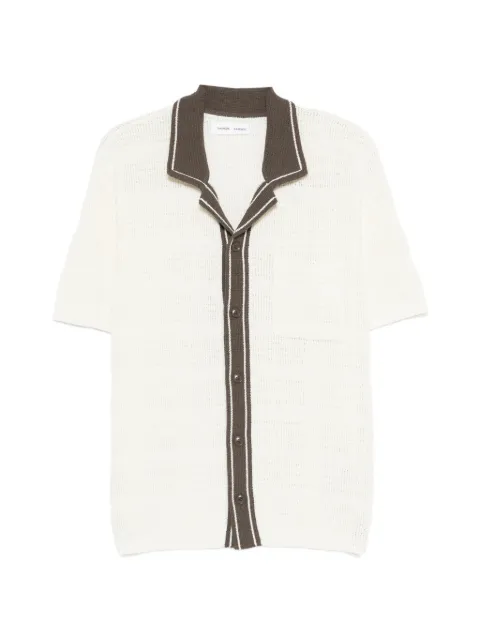 SAMSOE SAMSOE Sapercy button trim polo shirt