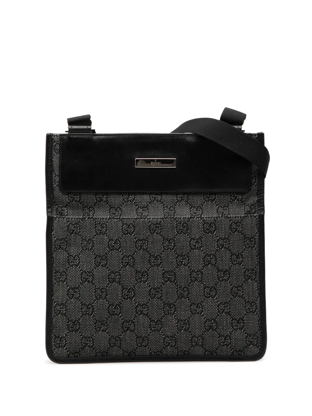Gucci Pre-Owned 2000-2015 GG Denim crossbody bag - Grigio