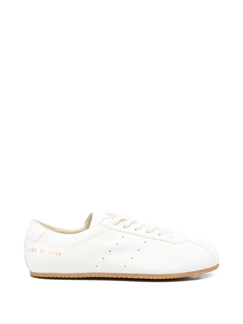 Common Projects Driving perforated lace-up sneakers - Bianco