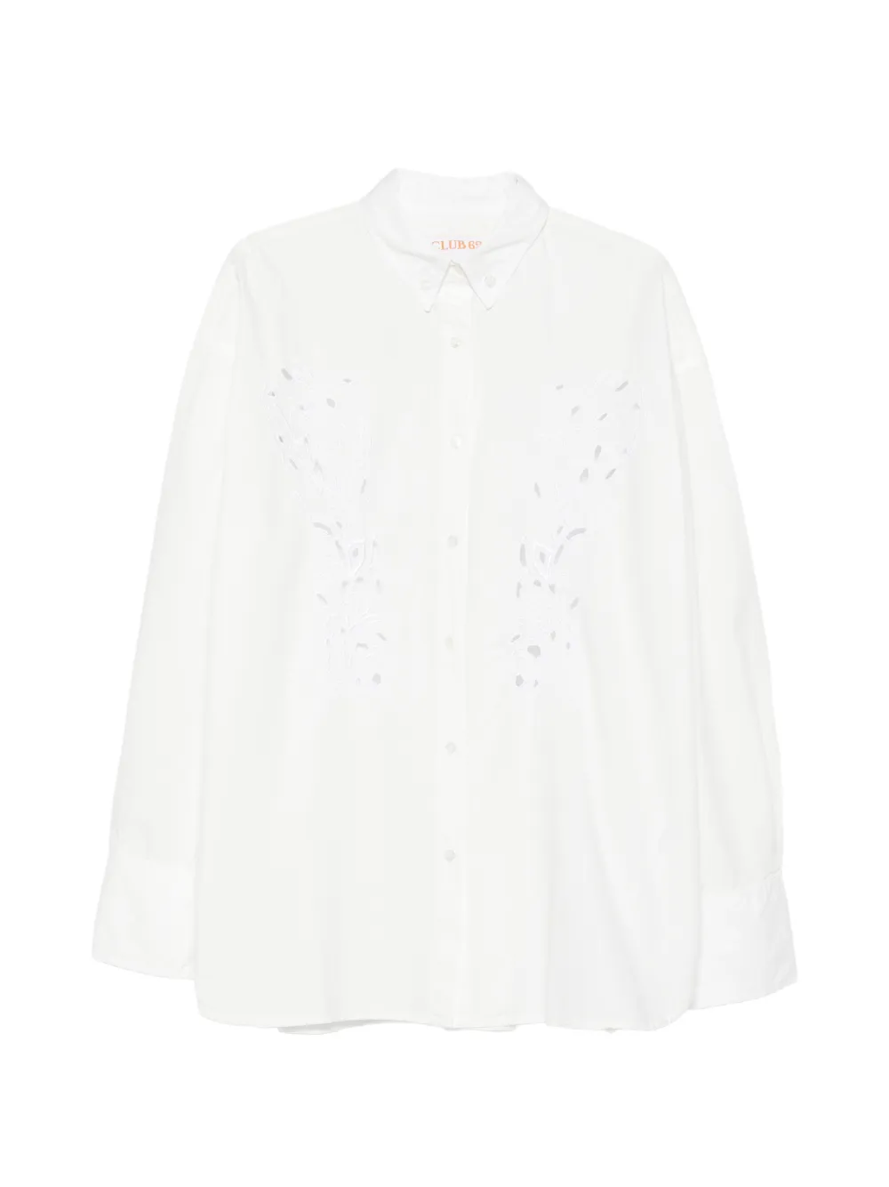 LOIS JEANS Blake appliqué shirt - Bianco