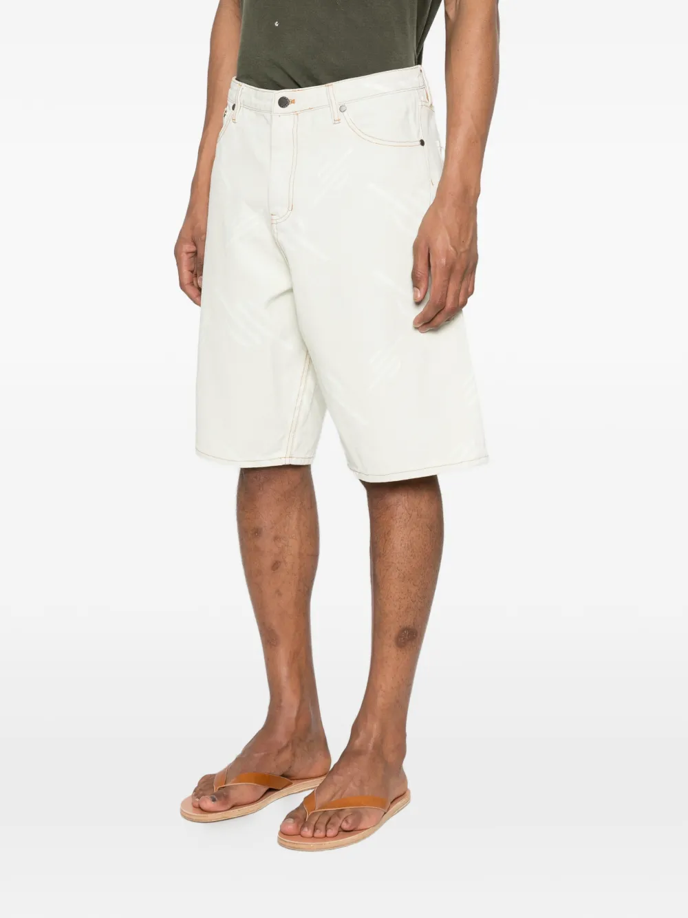  Daily Paper Patterned Shorts - White 