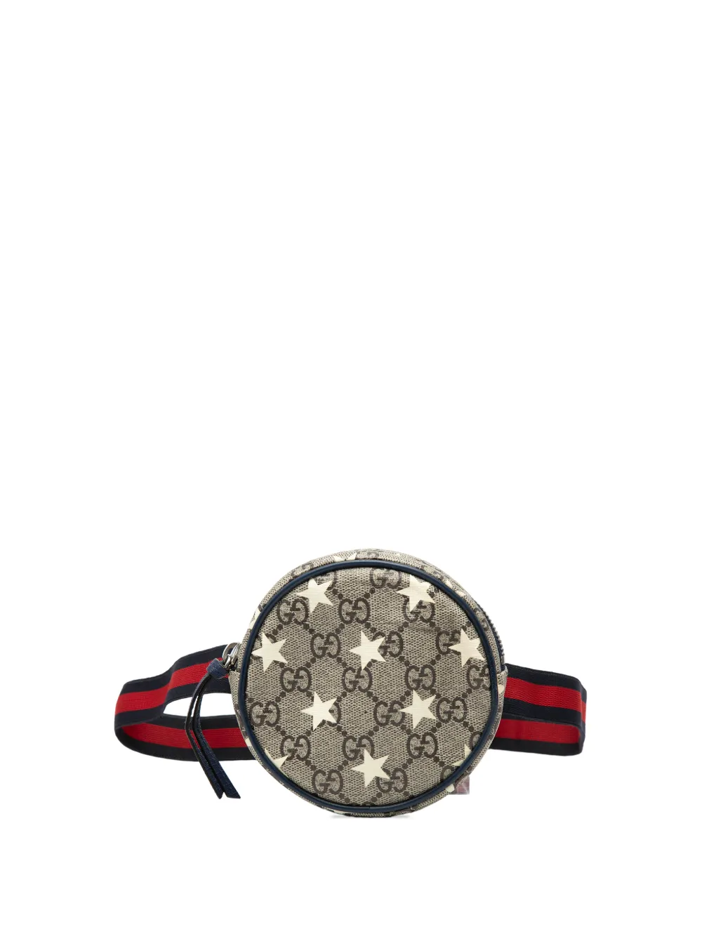 Gucci Pre-Owned 2016-2025 Kids GG Supreme Stars Web belt bag - Marrone