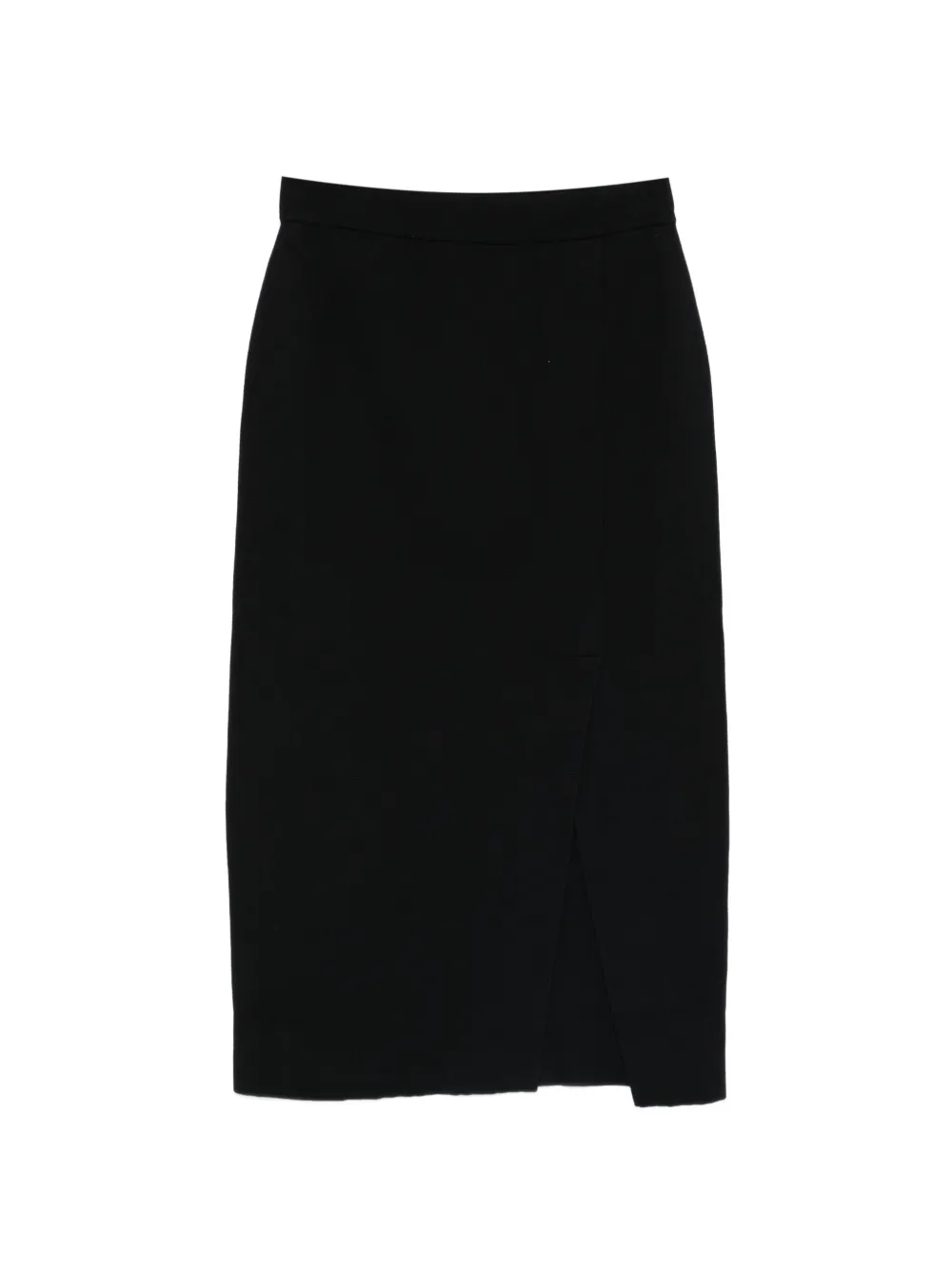 Arovescio Black Midi Skirt