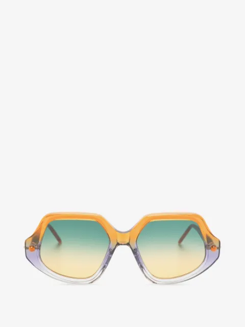 Kuboraum Mask P20 geometric-frame sunglasses