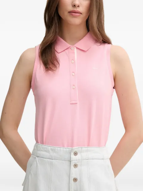 Gant button sleeveless polo shirt